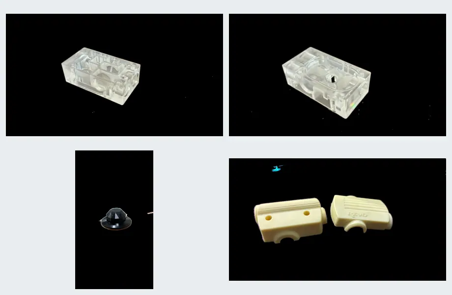 Plastic & Acrylic Components example from supplied CNC presentation