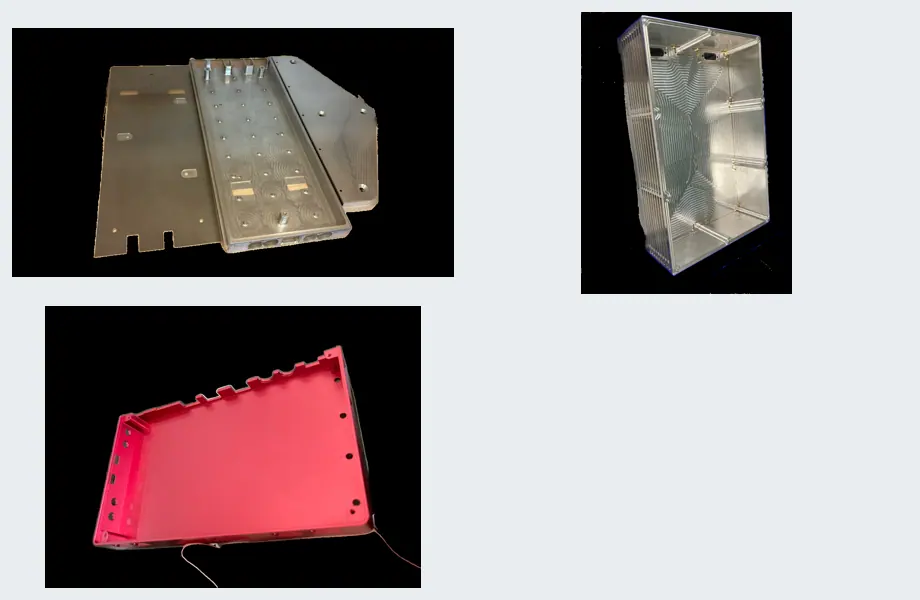 Aluminum Enclosure Components example from supplied CNC presentation